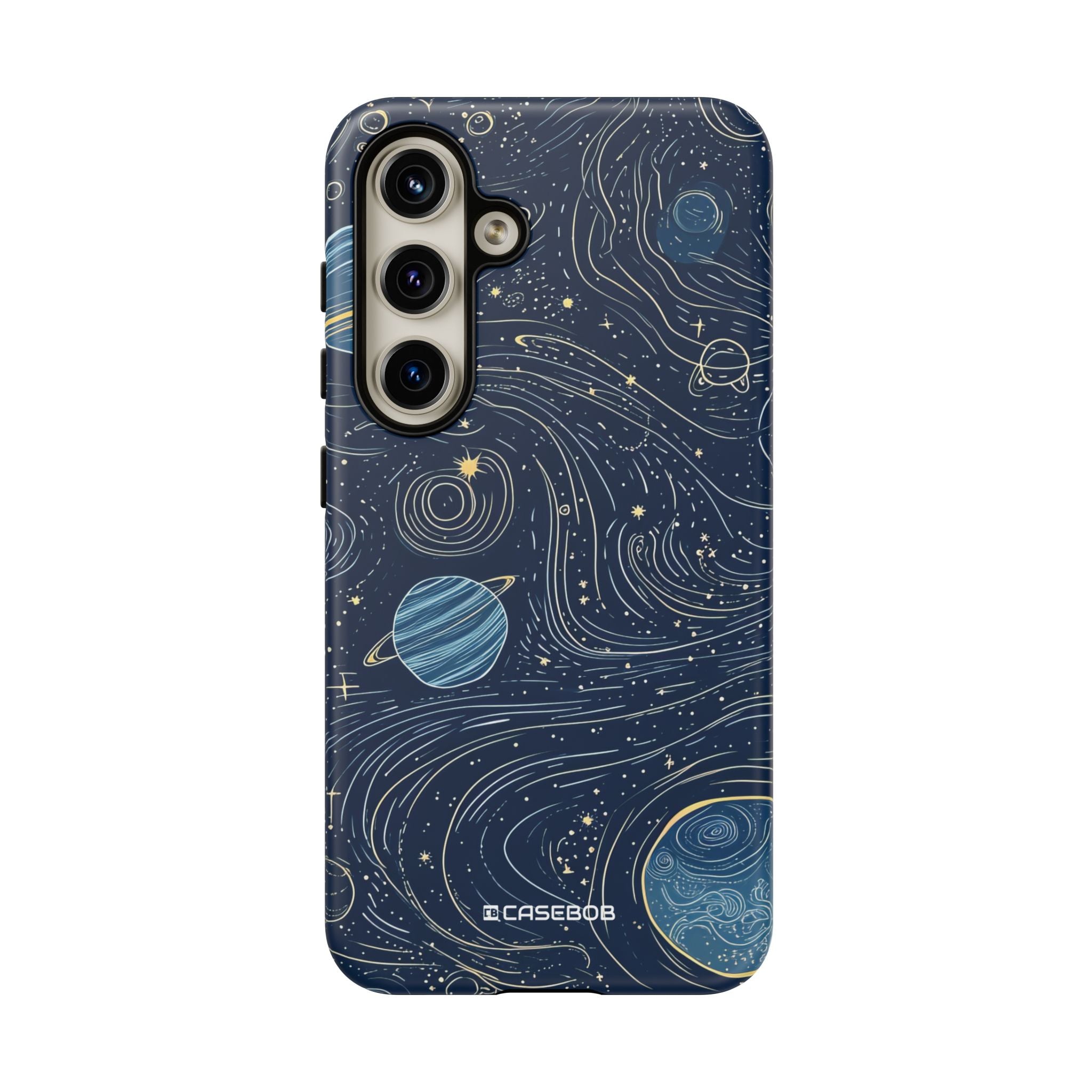 Celestial Whimsy: Hand-Drawn Universe - For Samsung S24