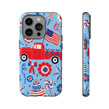 Festive Truck Parade - iPhone Case
