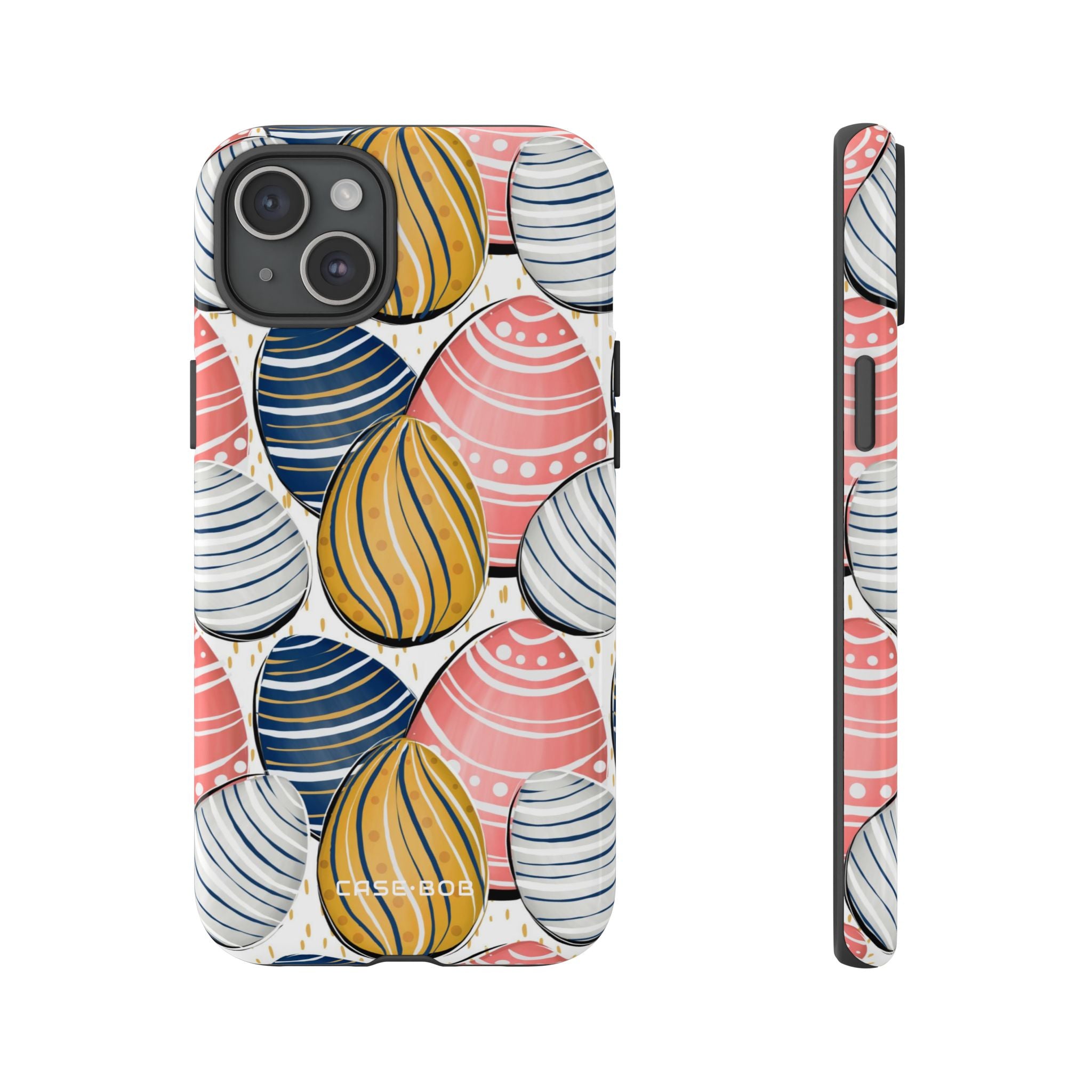 Pastel Eggs iPhone 15 Plus Case - Tough