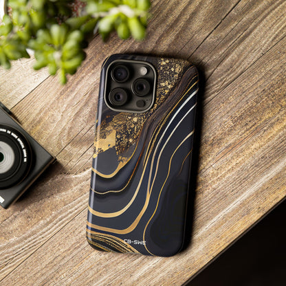 Elegant Gold Streams - iPhone Case