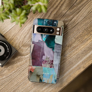 Textured Fabric Fusion - Protective Phone Case