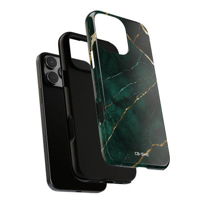 Emerald Veins Flow - iPhone Case