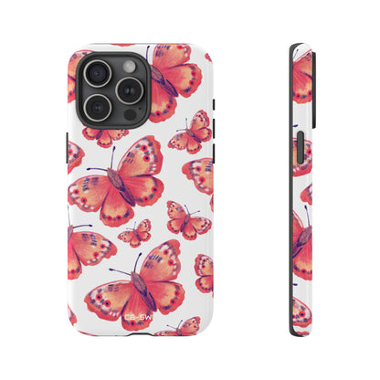Vibrant Butterfly Dance - iPhone Case