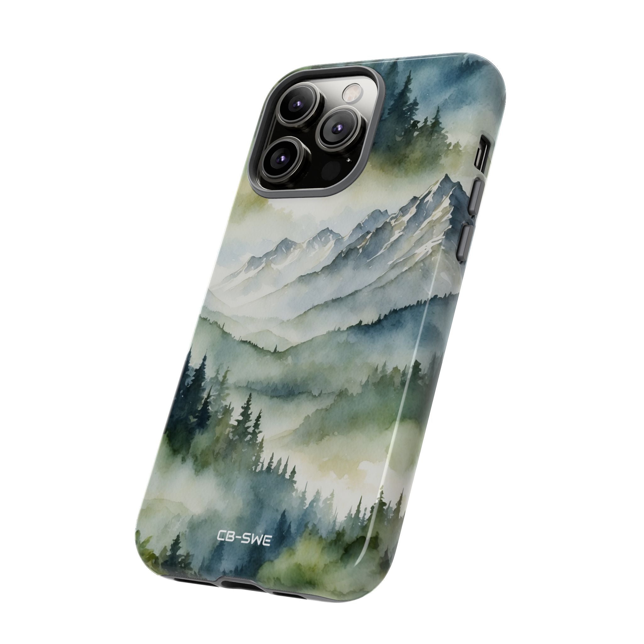 Misty Peaks Emerge - iPhone Case
