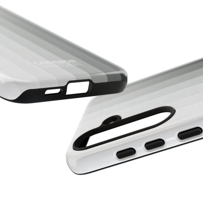Silver Gradient Stripes Samsung S24 - Tough