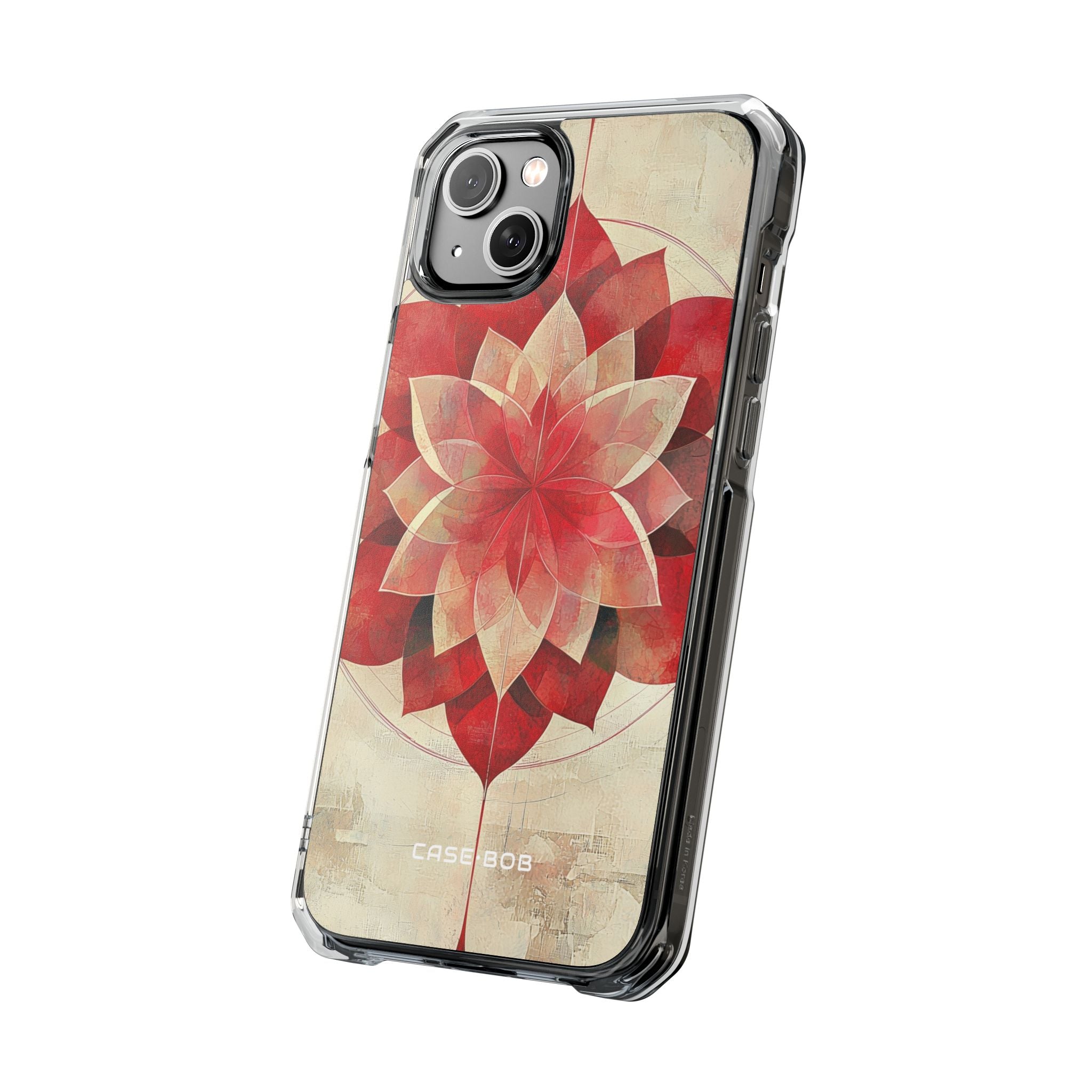 Crimson Bloom iPhone 14 Plus Case - Impact