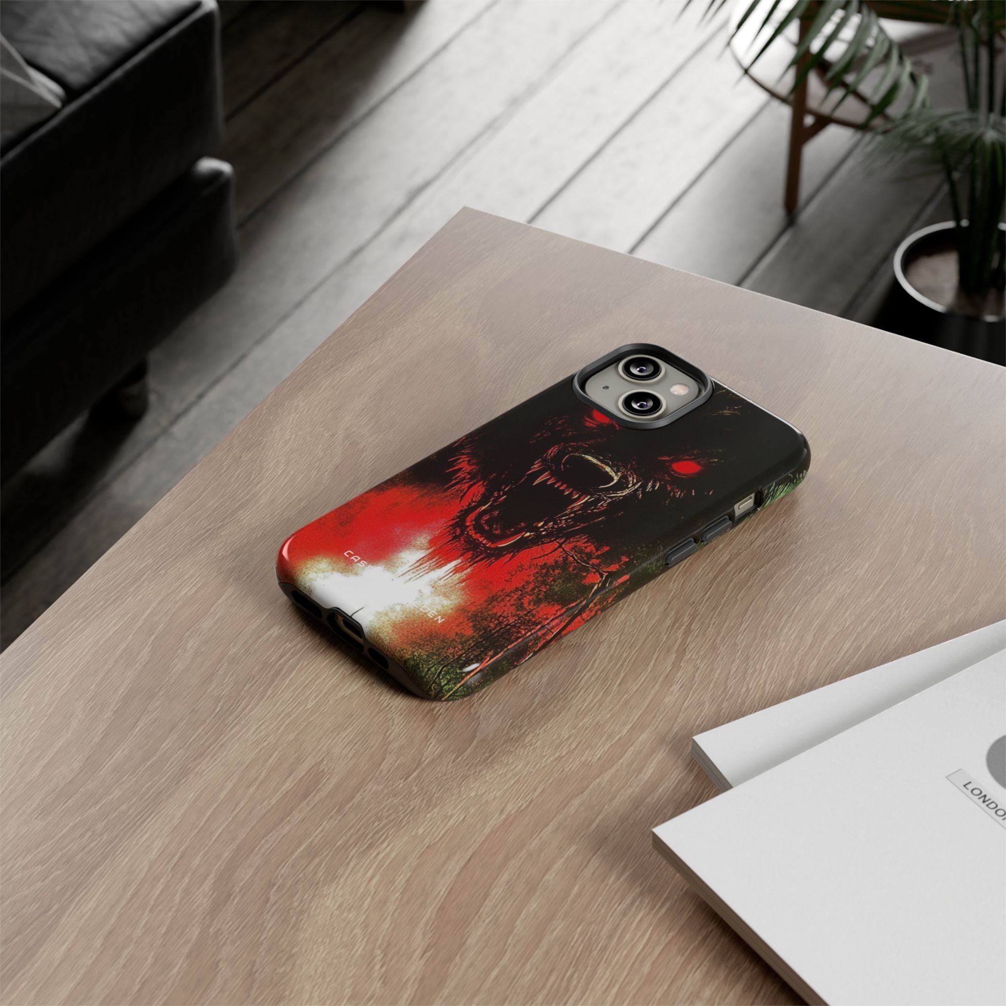 Bloodmoon Wolf's Lament iPhone 14 - Tough Phone Case