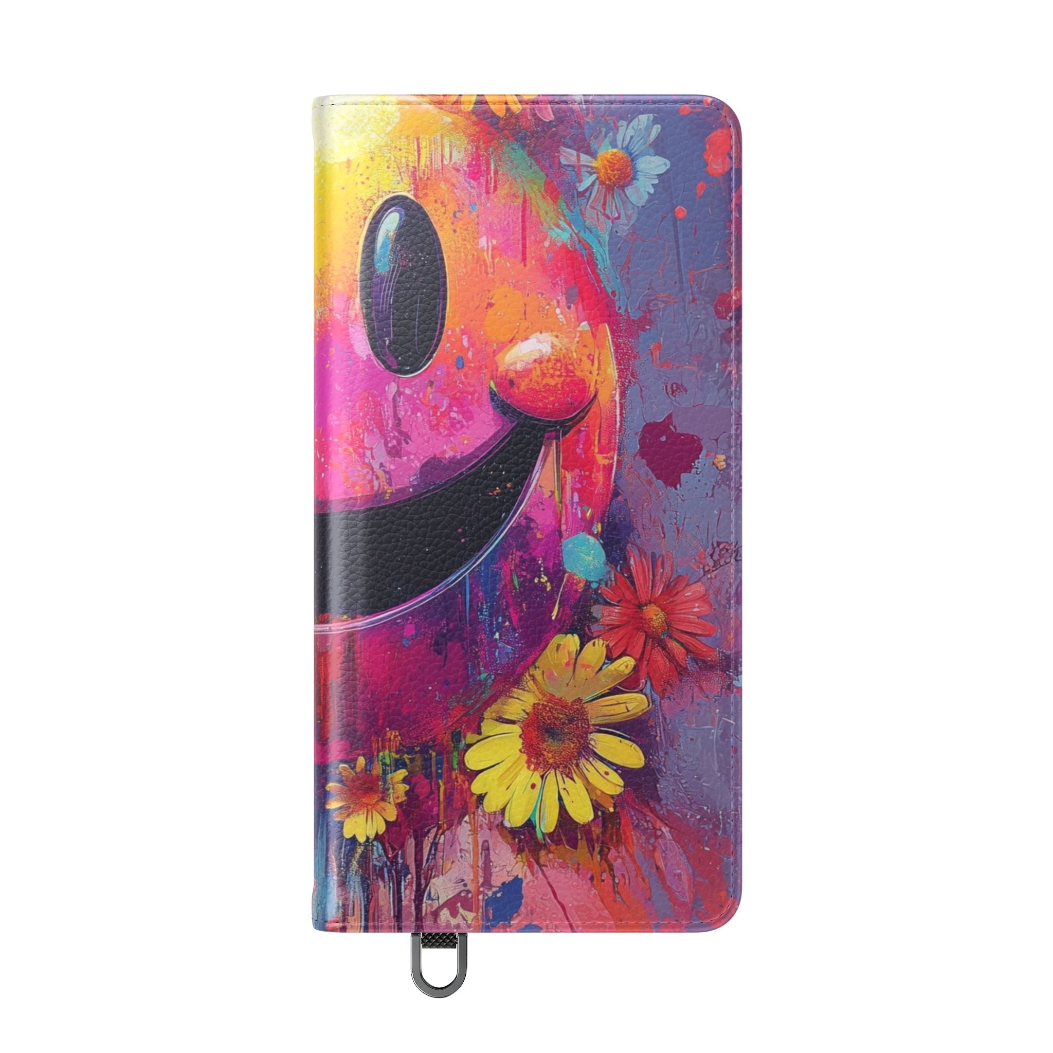 Smiley Bloom Drip - Samsung S25 Ultra Case - Wallet