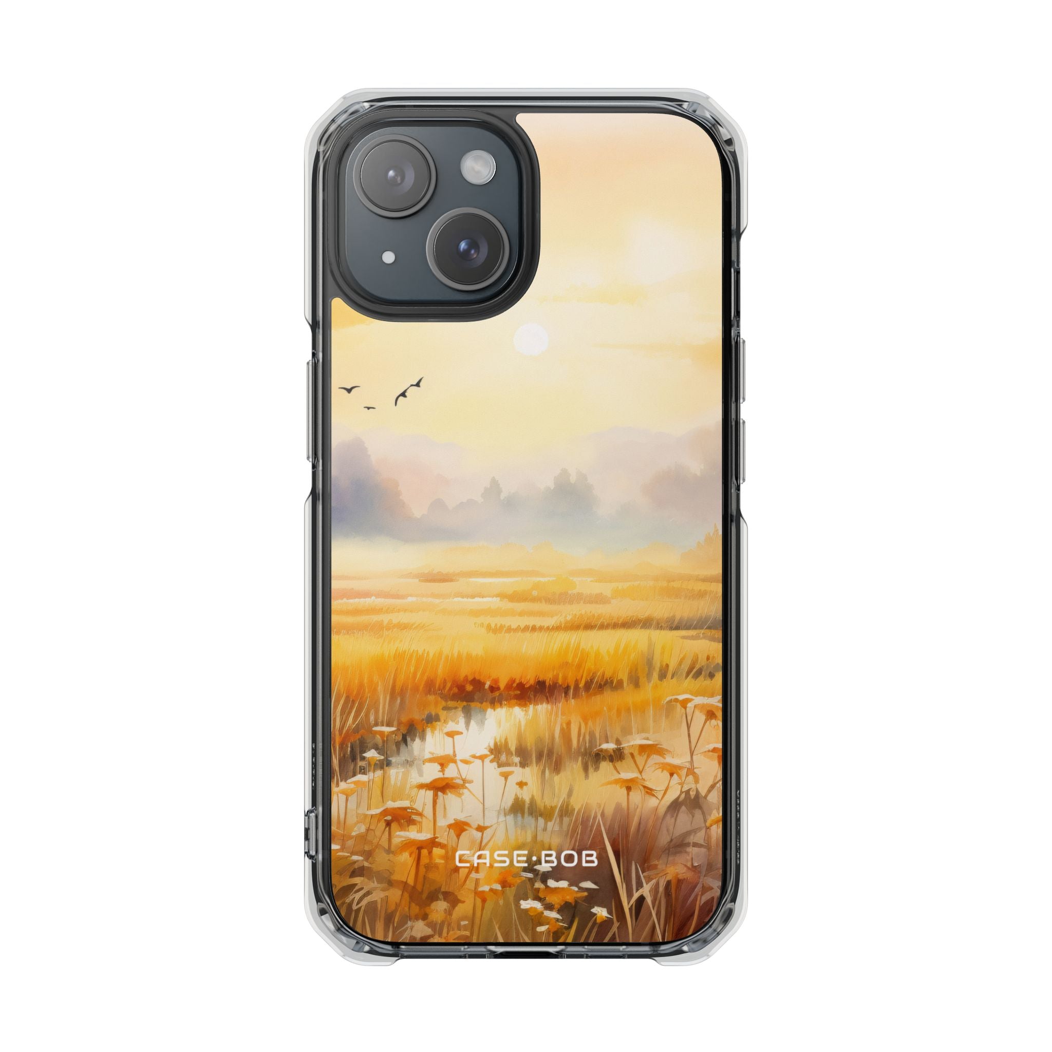 Golden Sunscape iPhone 15 Case - Impact