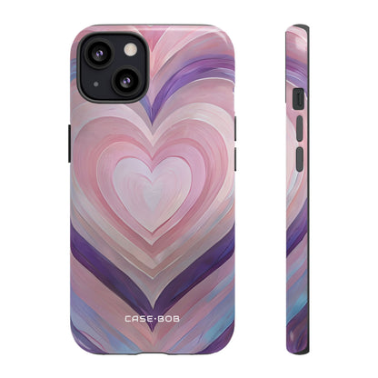 Radiant Heartbrush iPhone 13 Case - Tough