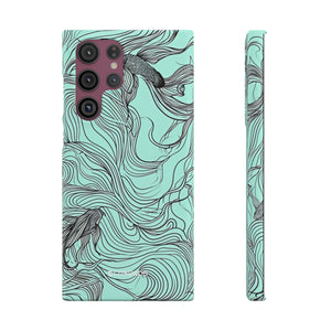 Aqua Serenity | Slim Phone Case for Samsung