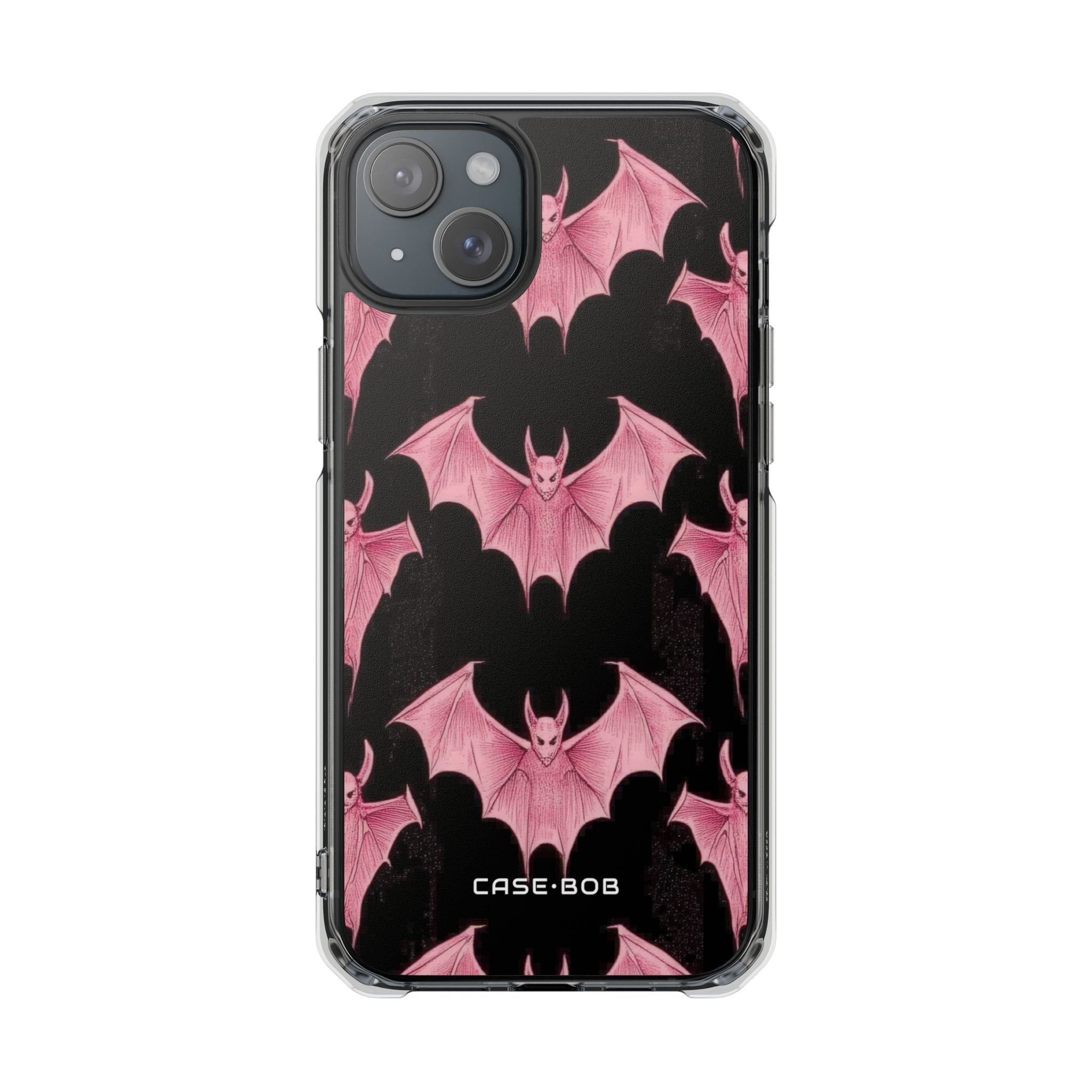 Pink Batwave iPhone 15 Plus Case - Impact