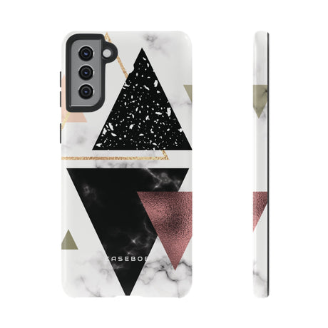 Rose Gold Triangles - Protective Phone Case