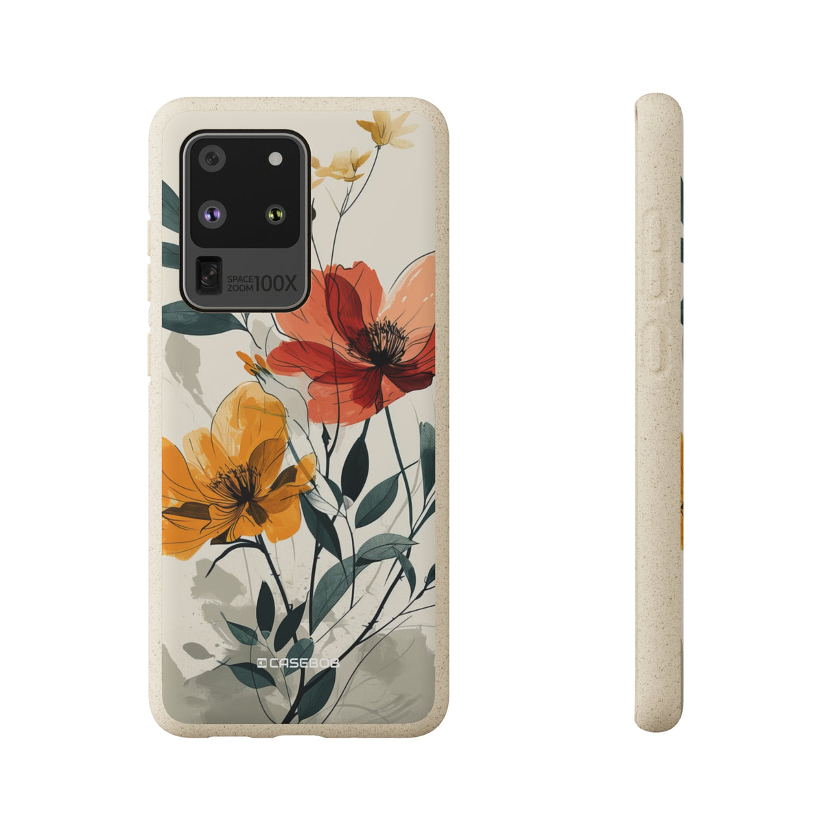 Serene Floral Harmony | Biodegradable Phone Case