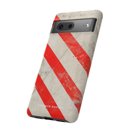 Striker Crimson Stripes Google Pixel 7 - Tough Phone Case