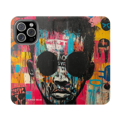Black Orb Face - iPhone 16 Pro Case - Wallet
