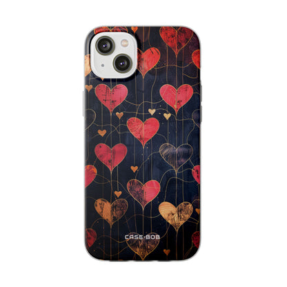 Golden Hearts Network iPhone 14 Plus Case - Soft