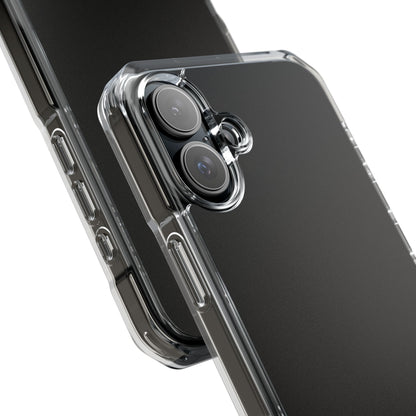 Black - Clear Impact iPhone 16 Phone Case