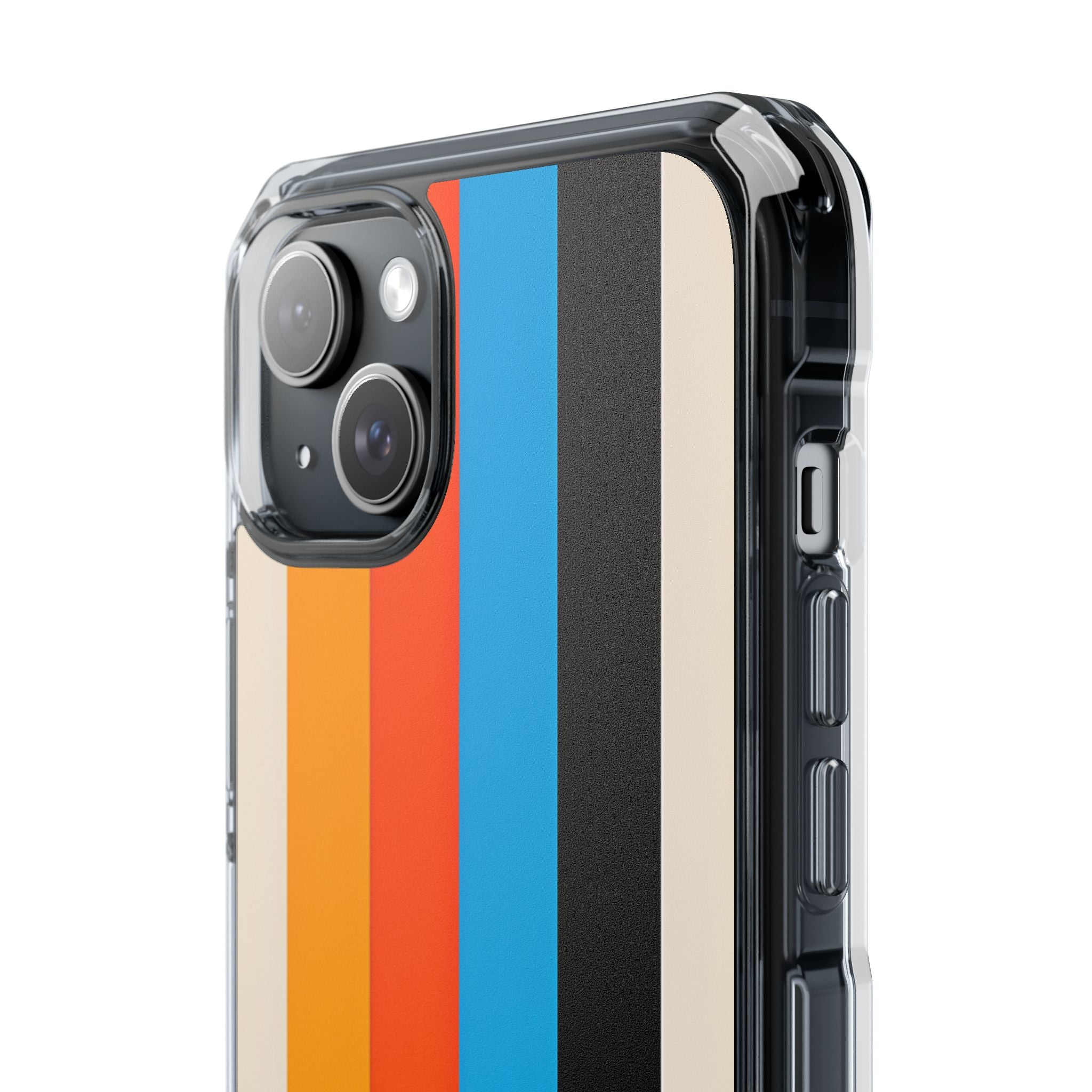 Vivid Stripe Harmony iPhone 15 Plus Case - Impact