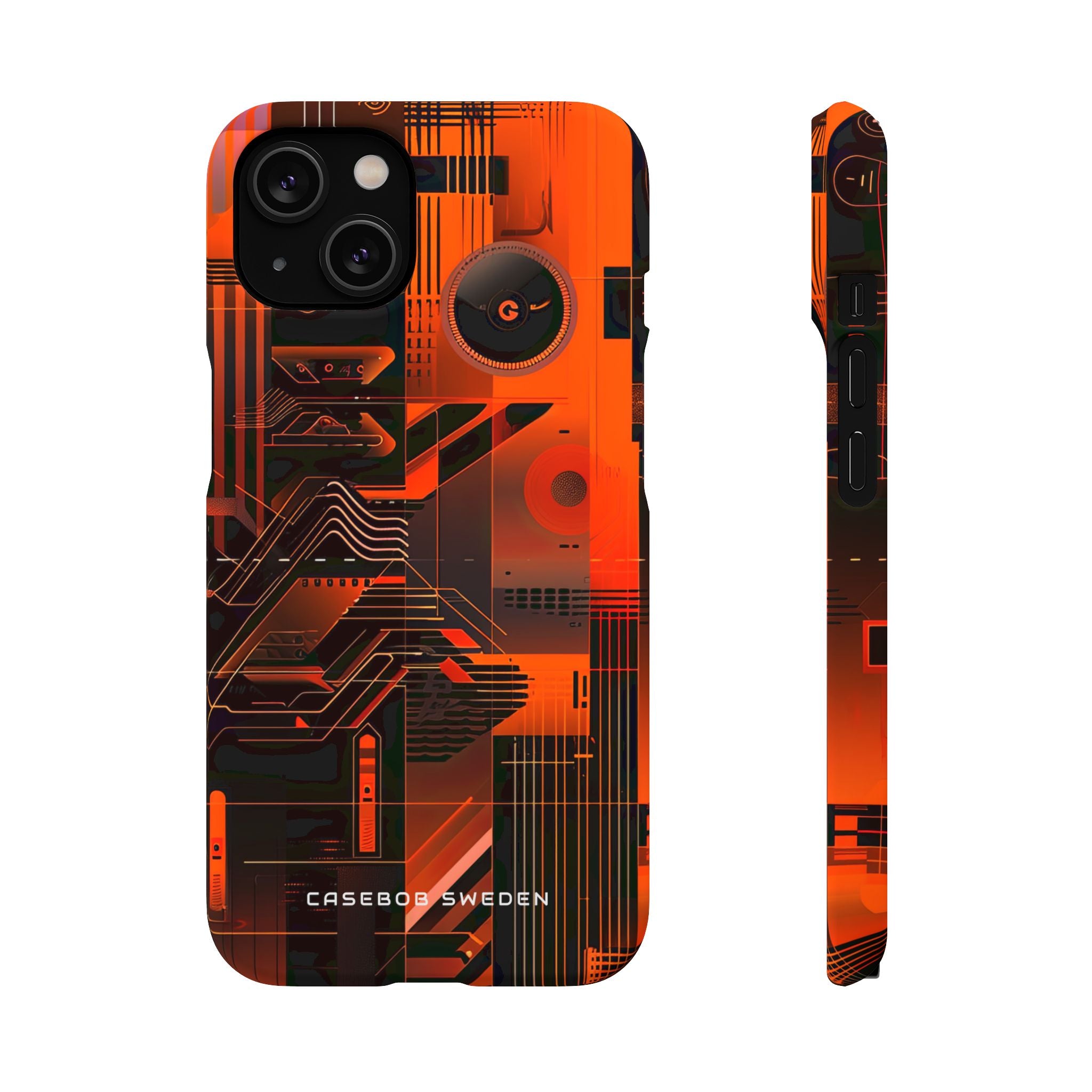 Gradient Circuitburst iPhone 14 - Slim Phone Case