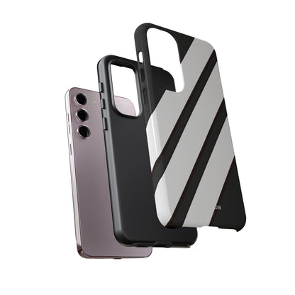 Diagonal Bands Noir Samsung S23 Plus Case - Tough