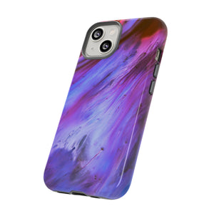 Purple Cosmos Ink Art iPhone Case (Protective) Phone Case