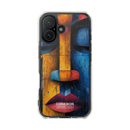 Geometric Face Fusion iPhone 16 - Impact Clear+