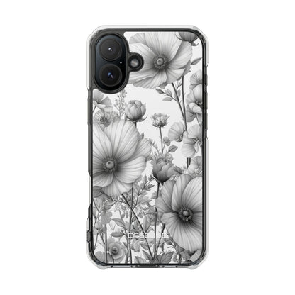 Vintage Floral Etching iPhone 16 - Impact Clear+