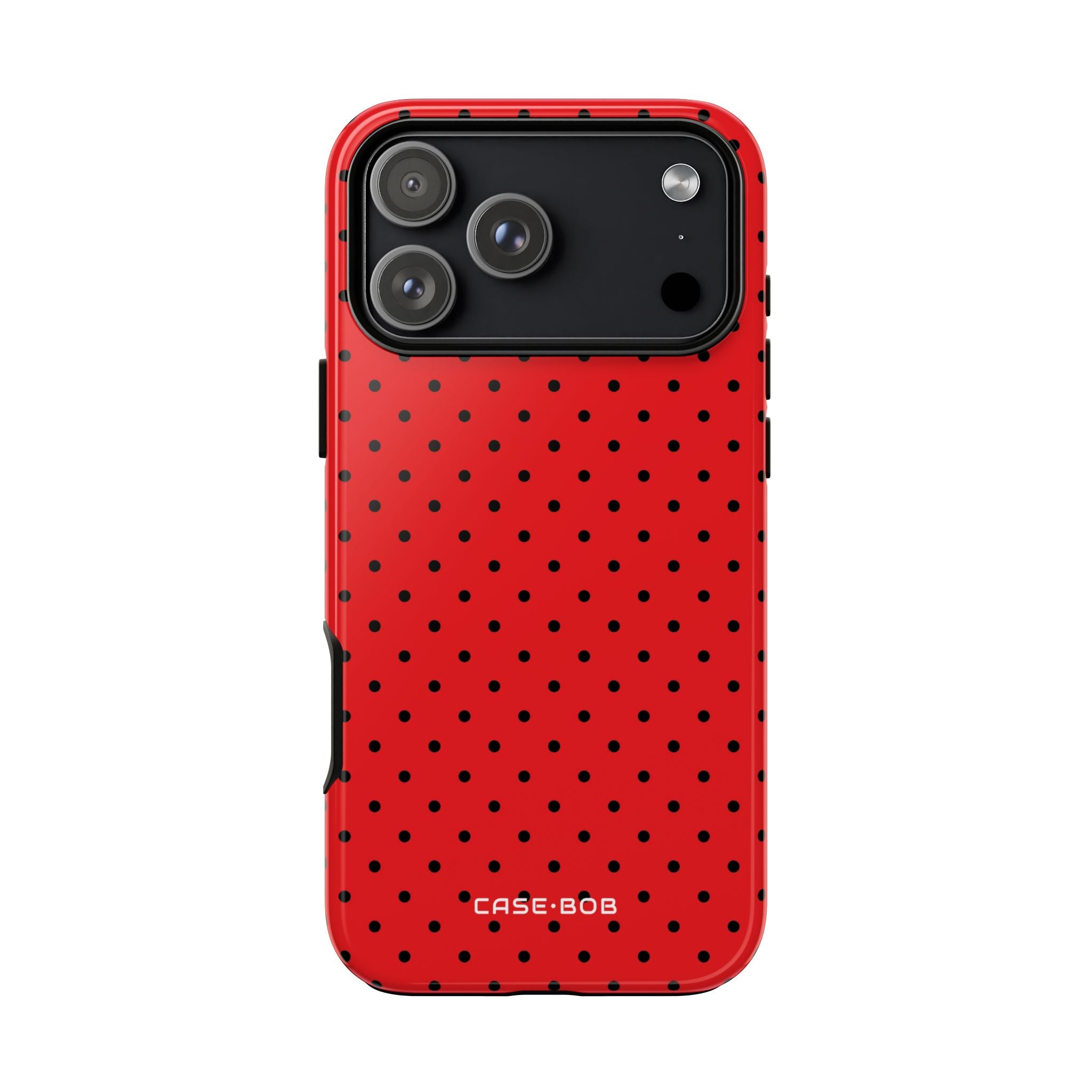 Crimson Dot Matrix iPhone 17 Pro Max Case - Tough