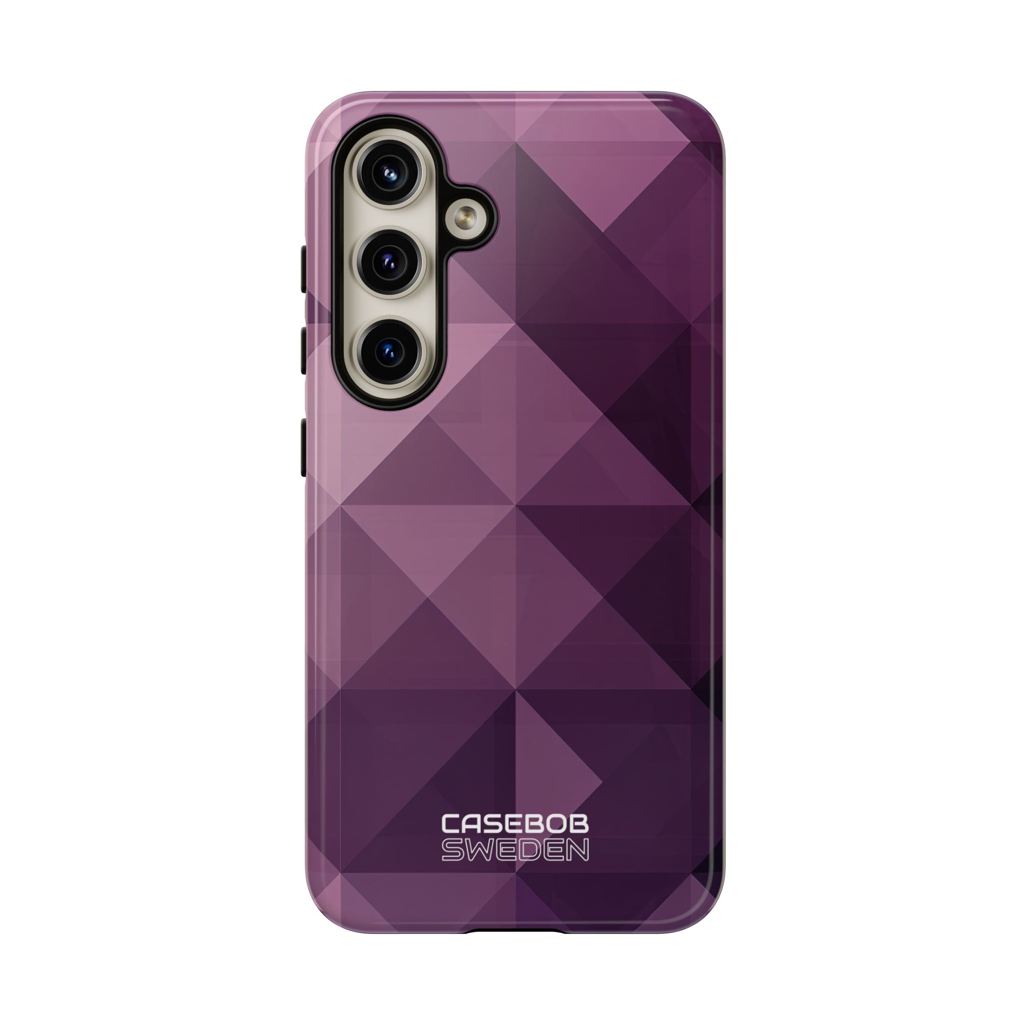Purple Geometric Mosaic Samsung S24 - Tough