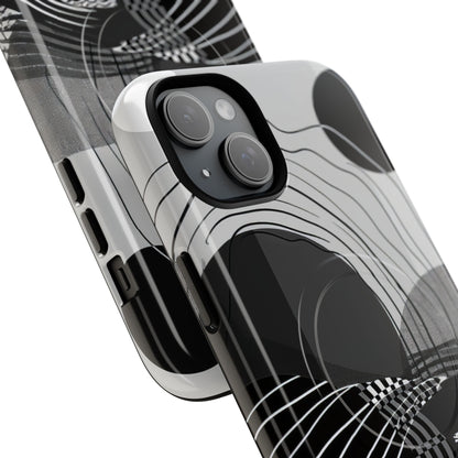 Monochrome Motion Flow iPhone 15 - Tough+