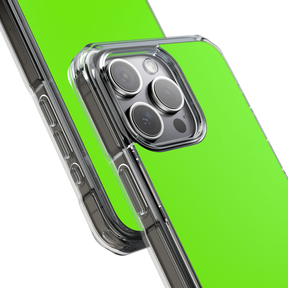 Lawn Green | Phone Case for iPhone (Clear Impact Case - Magnetic)