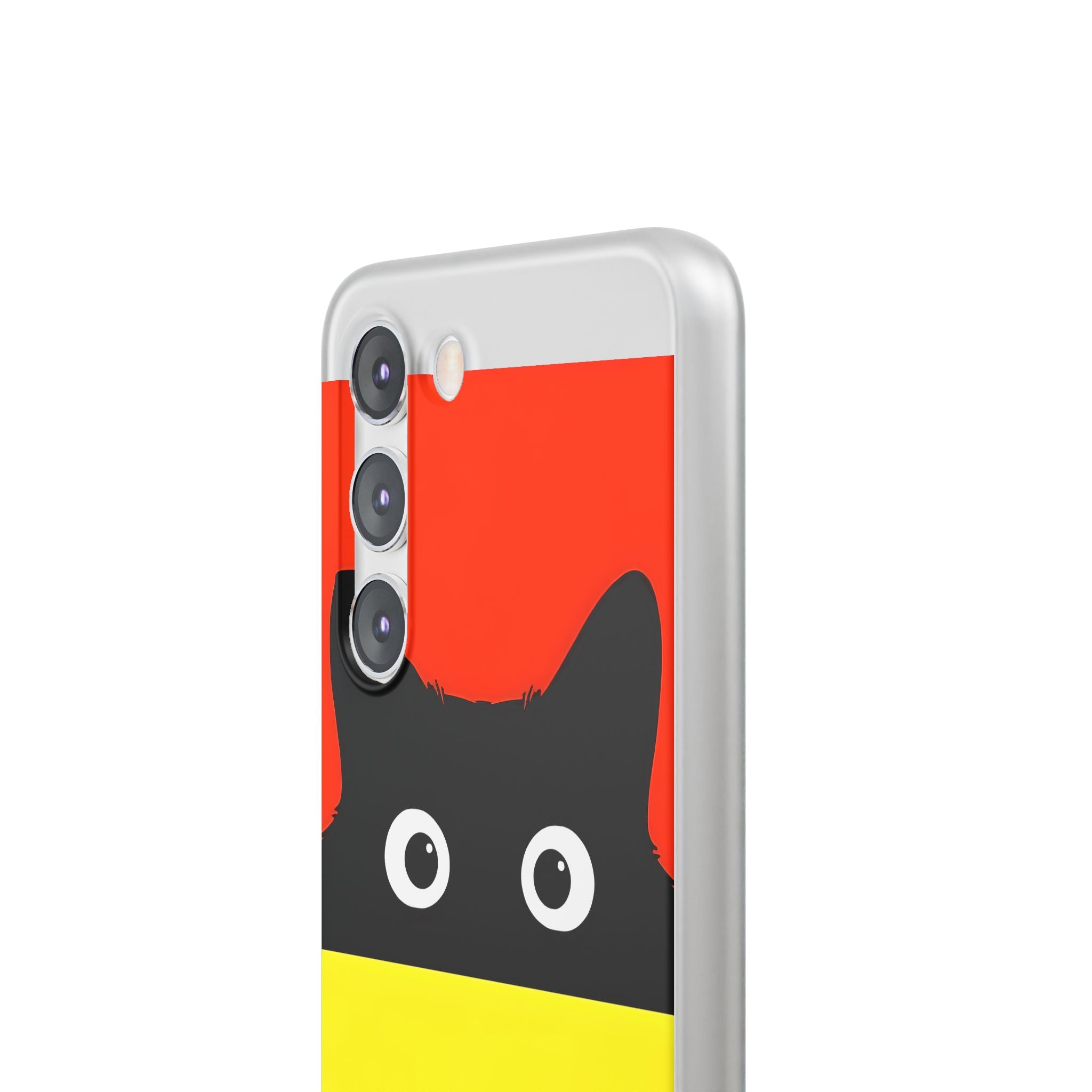 Peekaboo Cat Crimson Samsung S23 Case - Soft