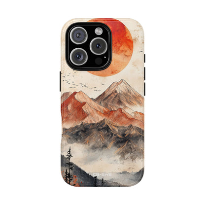 Mountains Greet Sun - iPhone Case