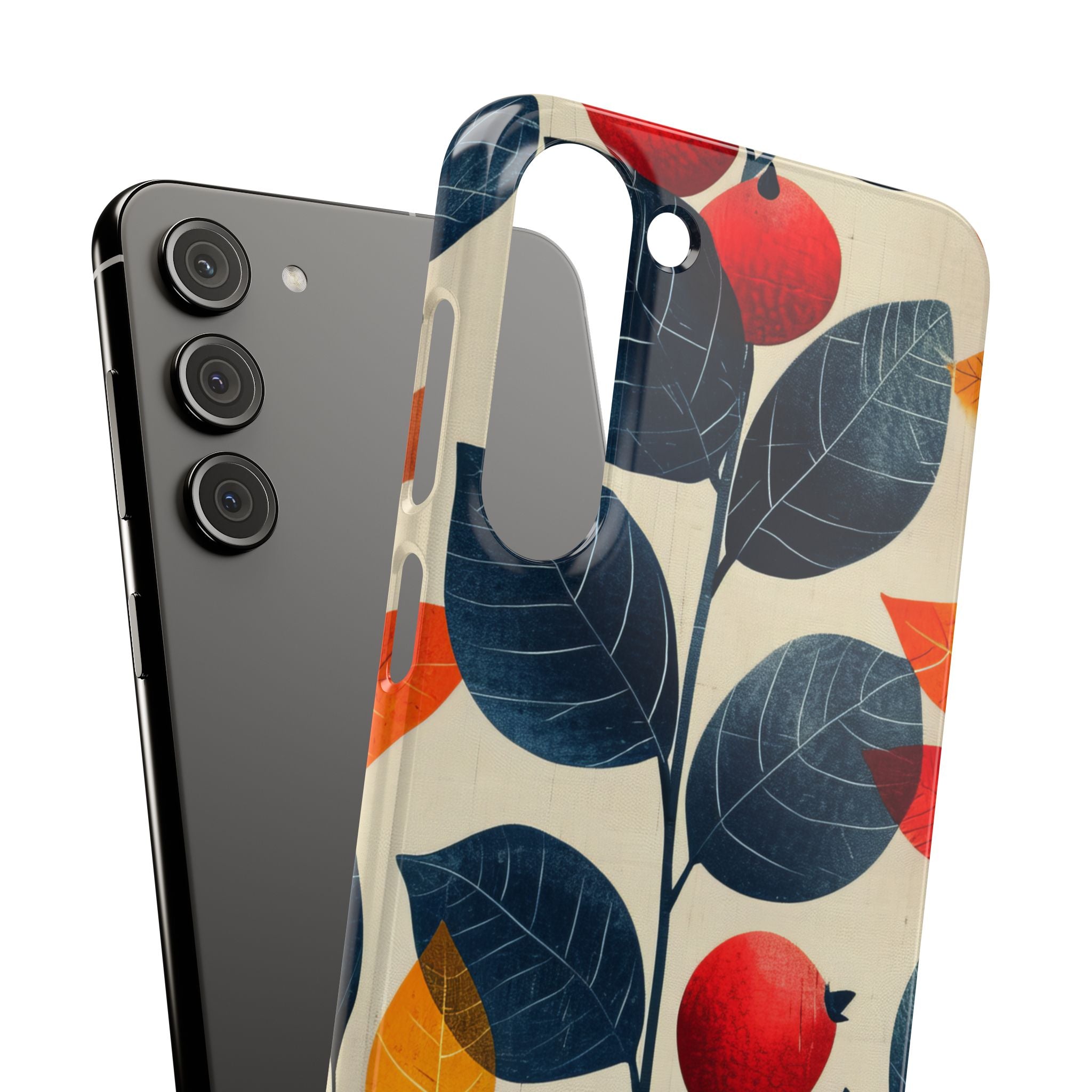 Autumn Nature Pattern - Slim Samsung S23 Phone Case