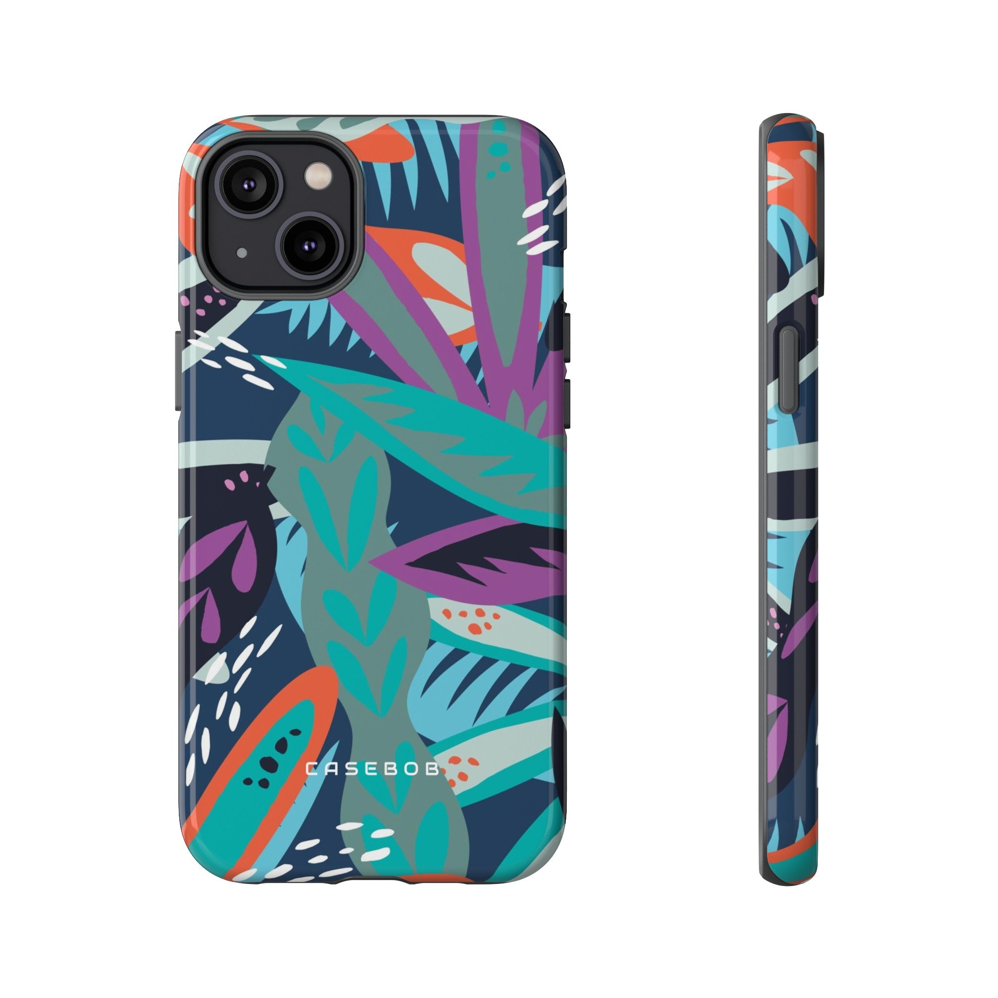 Tropical Leaf Moz - Protective Phone Case