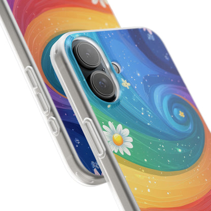 Vortex Bloom iPhone 16 Plus Case - Soft