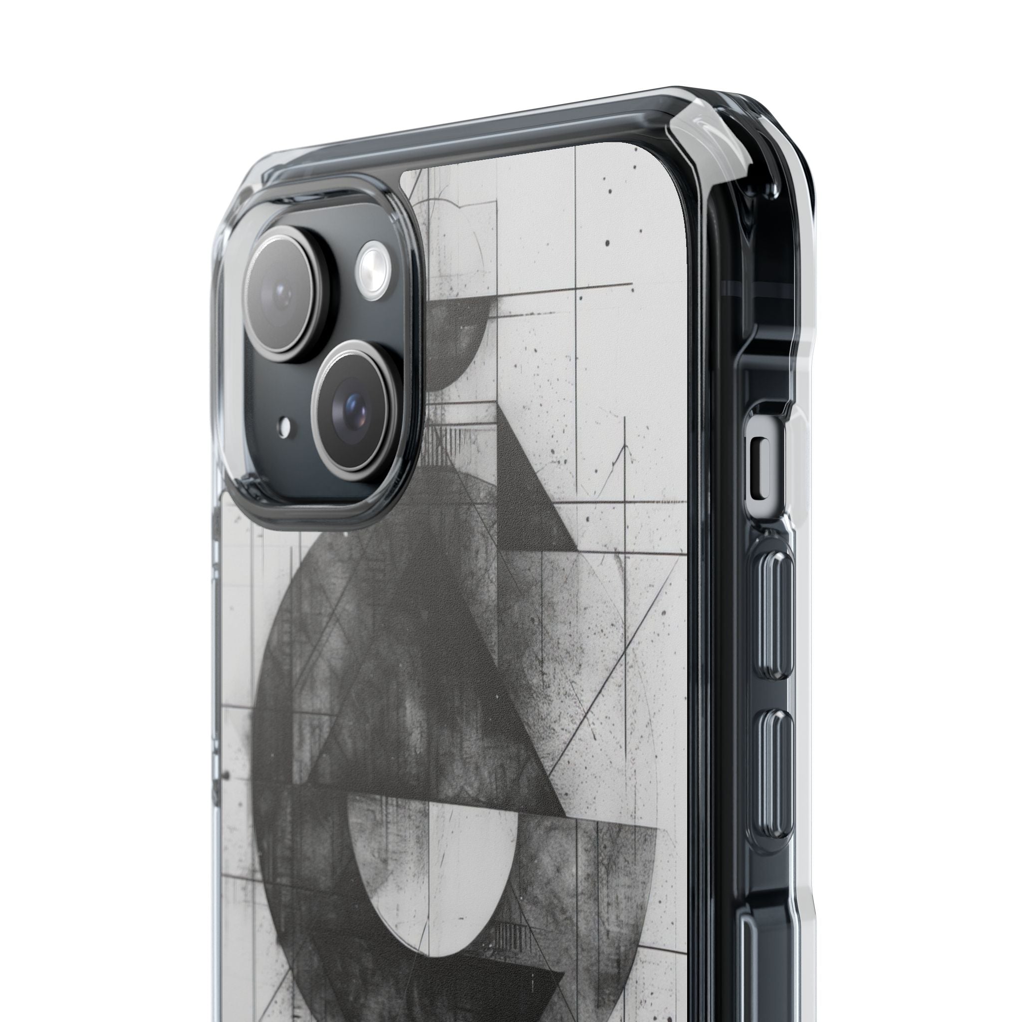 Monochrome Geometry - Phone Case for iPhone