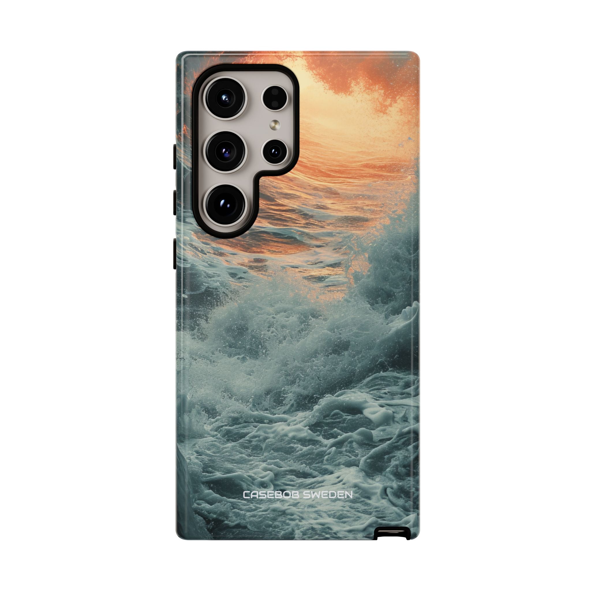 Fiery Wave Power - Tough Samsung S24 Phone Case