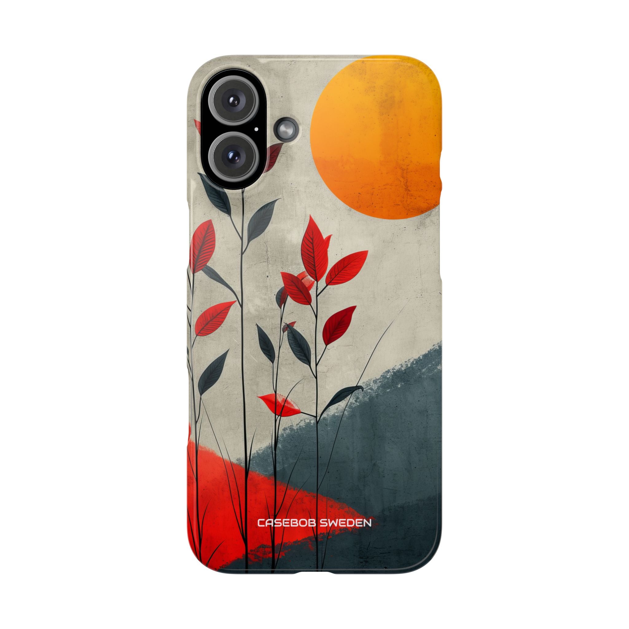 Gray Sunscape - Slim iPhone 16 Phone Case