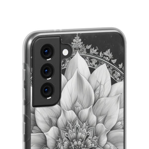 Himmlische Mandala-Harmonie | Flexible Handyhülle für Samsung Galaxy