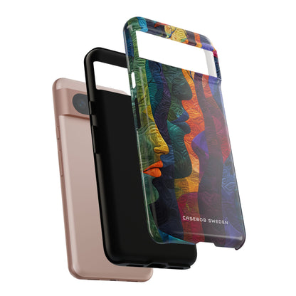 Harmonized Faces and Nature Fusion Google Pixel 8 - Tough Phone Case