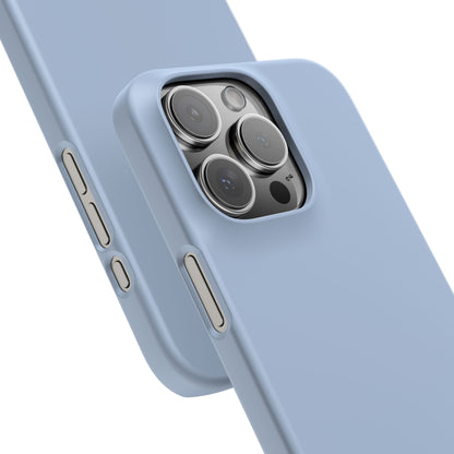 Light Steel Blue iPhone 16 - Slim Phone Case