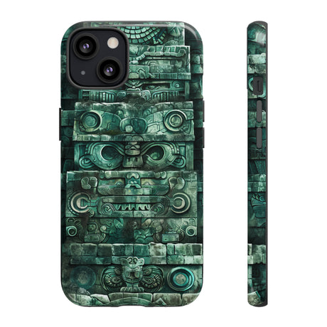 Mayan Jaguar & Serpent Spirit - Protective Phone Case