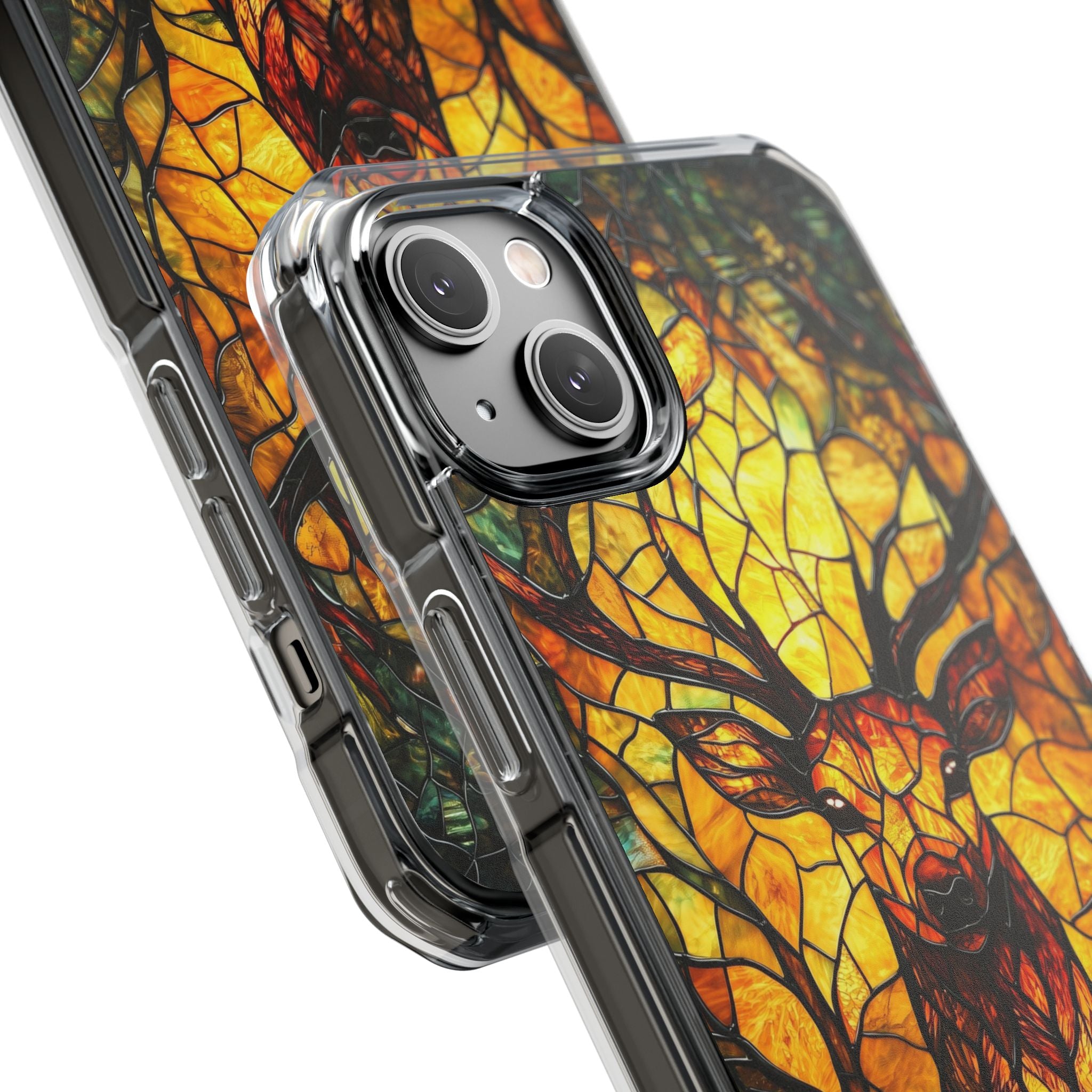 Glowing Stag Emerges iPhone Case - Impact