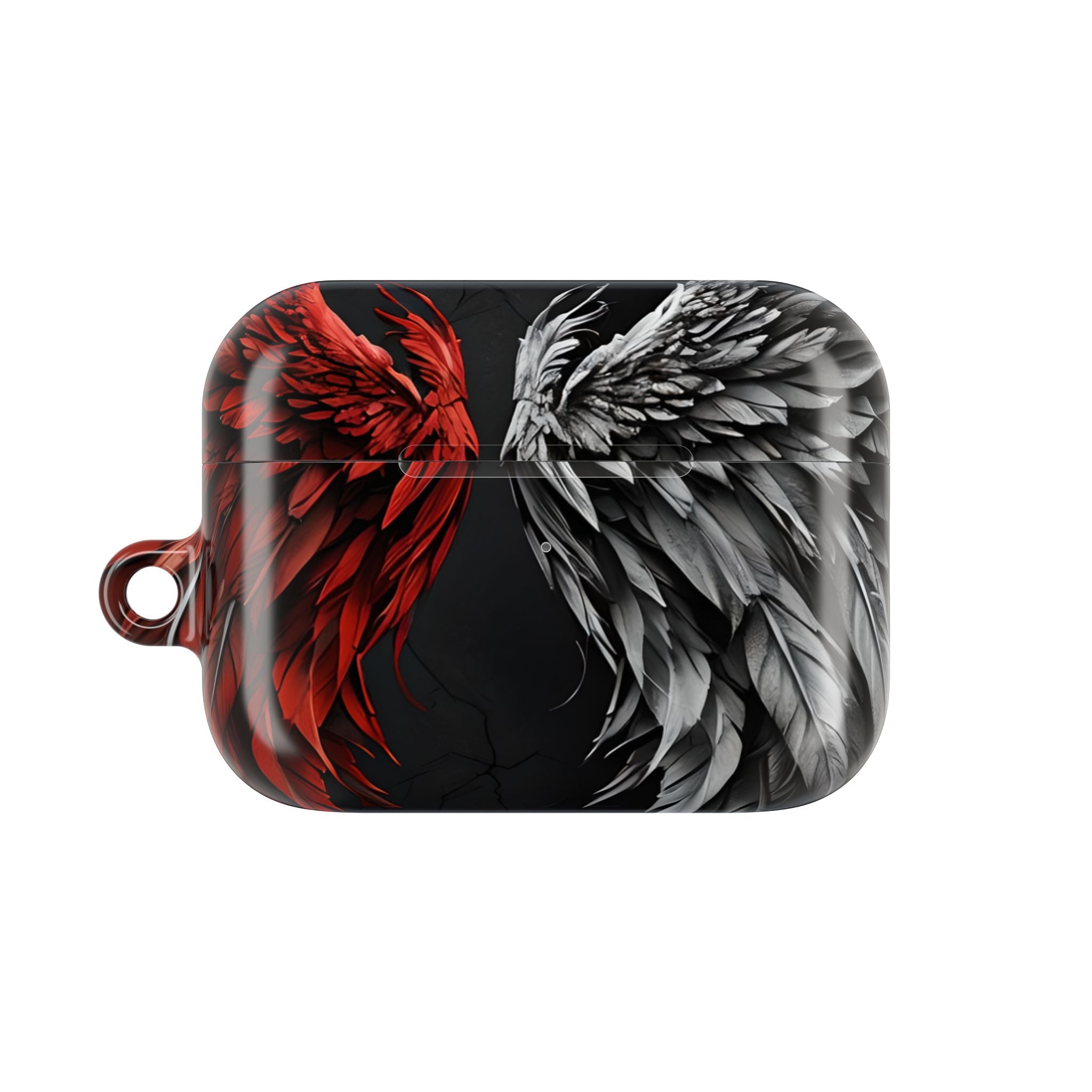 Crimson Silver Wings - AirPods Case