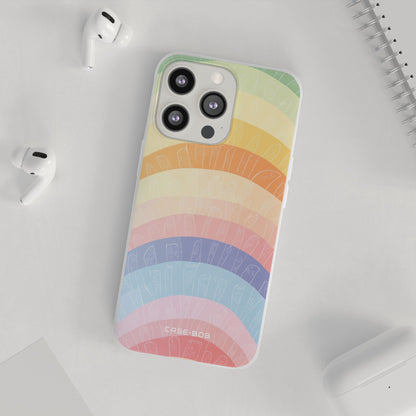 Pastel Rainbow Bands iPhone 13 Pro - Soft