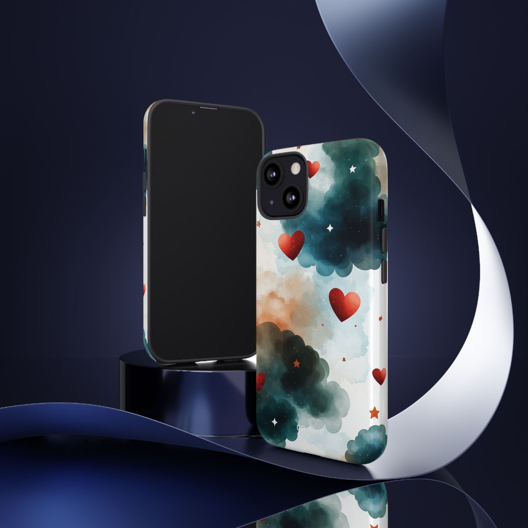 Floating Hearts Dance - iPhone Case