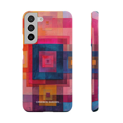 Vibrant Geometry - Slim Samsung S22 Phone Case