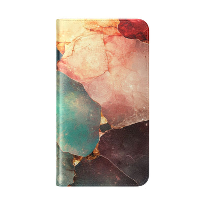 Fractured Gemstone Teal - Samsung S23 Case - Wallet